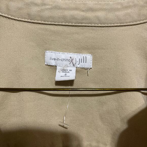 J. Jill live In Chino Dress 4 Petite - Picture 2 of 3